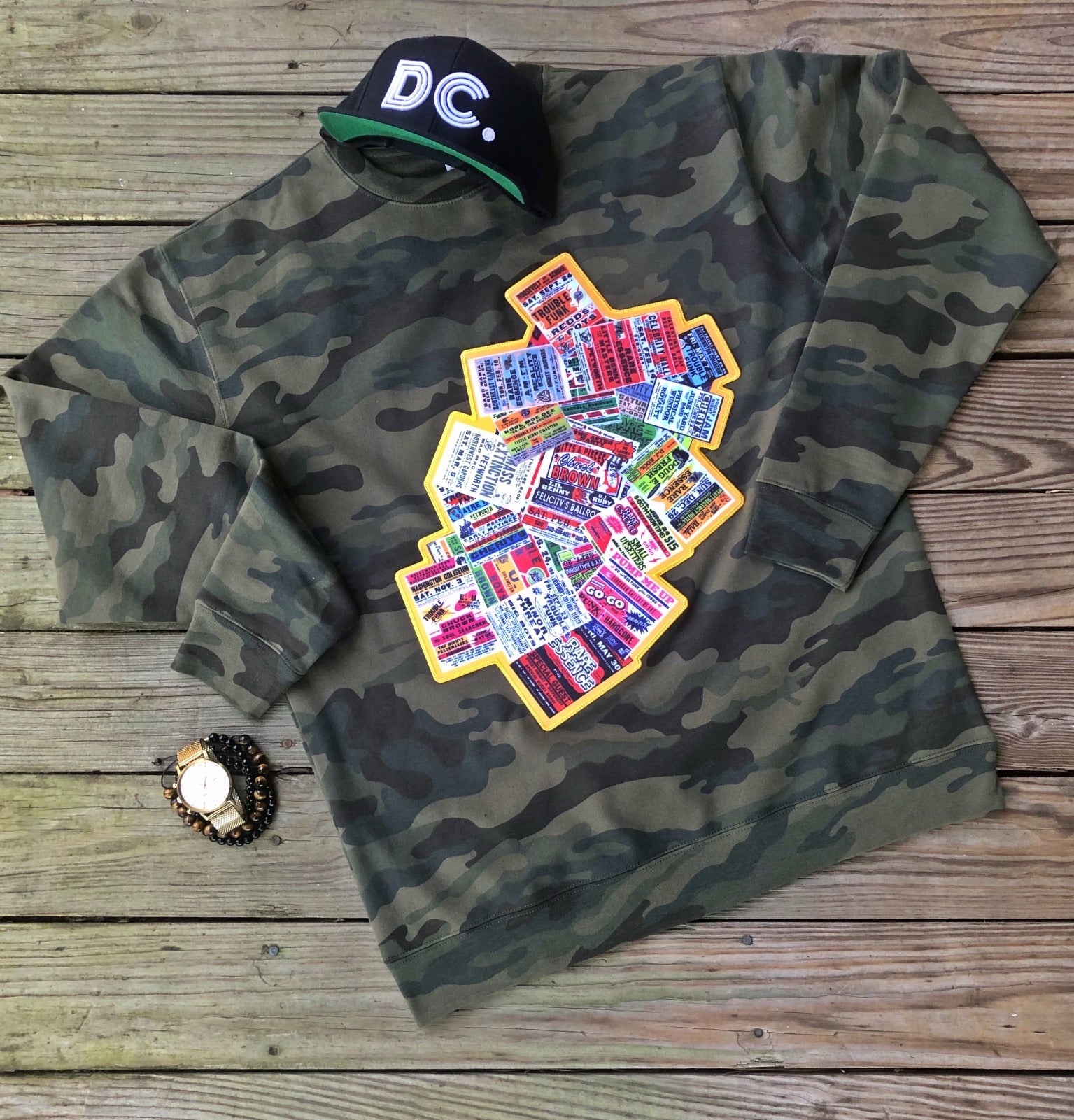 OG-OG Flyers Premium Patch (Camo Sweatshirt & Hoodie)